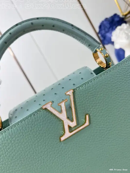 AAA Replica Ru VUITTON LOUIS MM-33*19*9CM CAPUCINES 0517